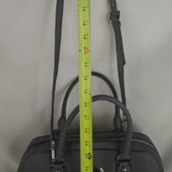 Pre-Owned MICHAEL Michael Kors Gray Saffiano Leather Dome Satchel - Picture 11 of 15